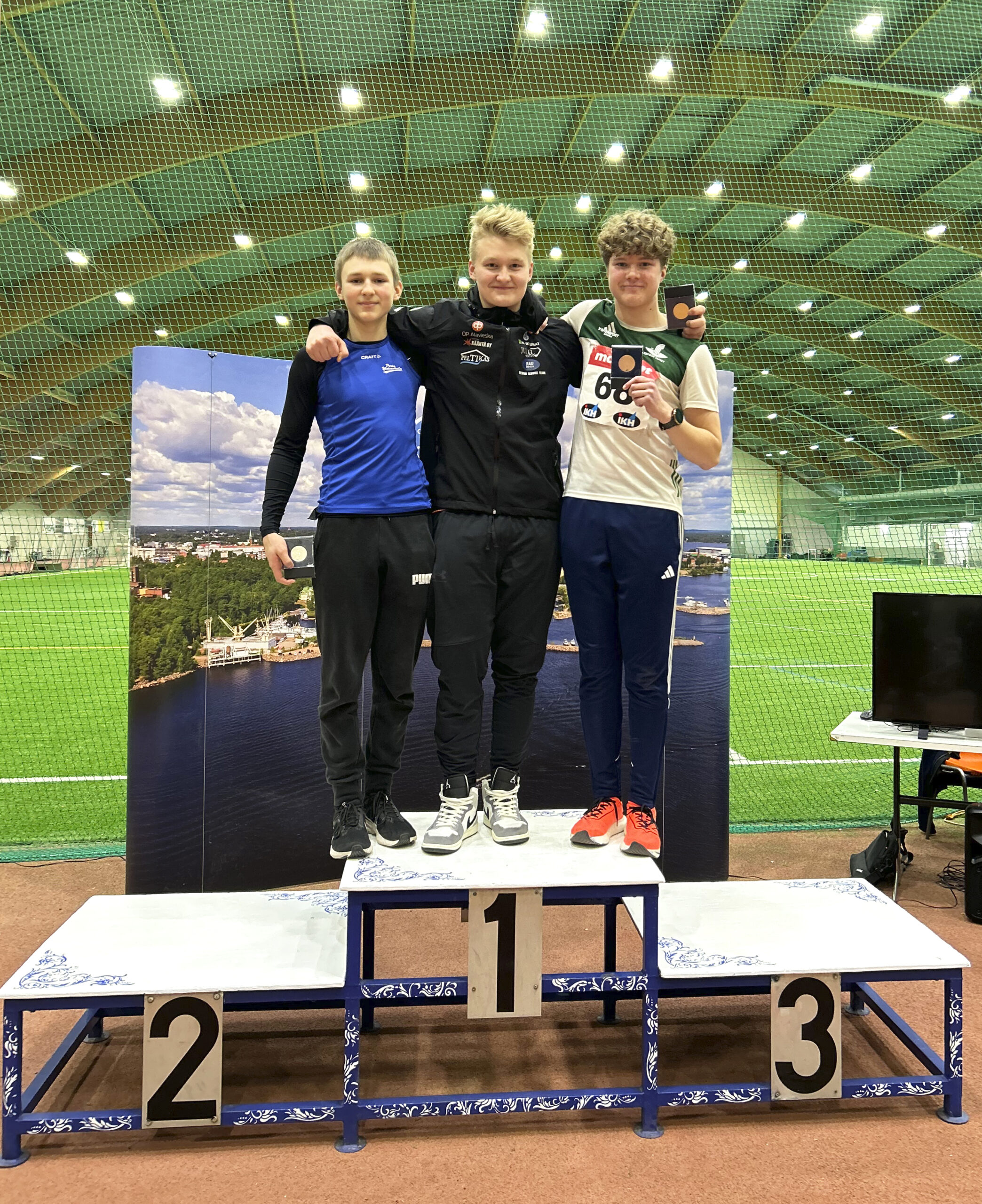 Jere Murrolle P15-sarjan Suomen mestaruus kiekon talvimestaruuskilpailuissa