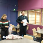 Alavieskan Virin toiminnanjohtaja Julia Korkiakoski ja Alavieskan Virin puheenjohtaja Jari Murto.
Kuva Heidi Vierimaa.